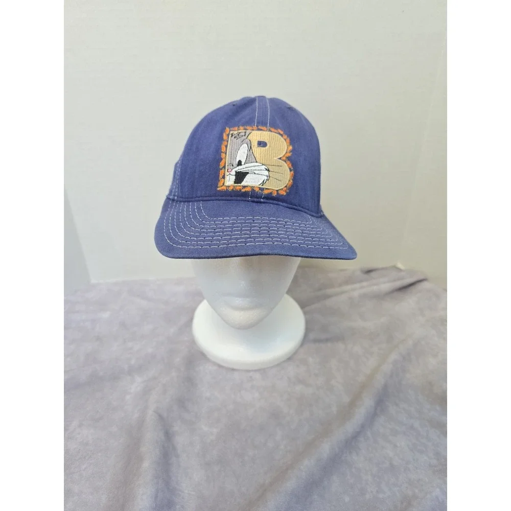 vintage 1990s Looney Tunes Bugs Bunny baseball-style cap Gray Embroidered